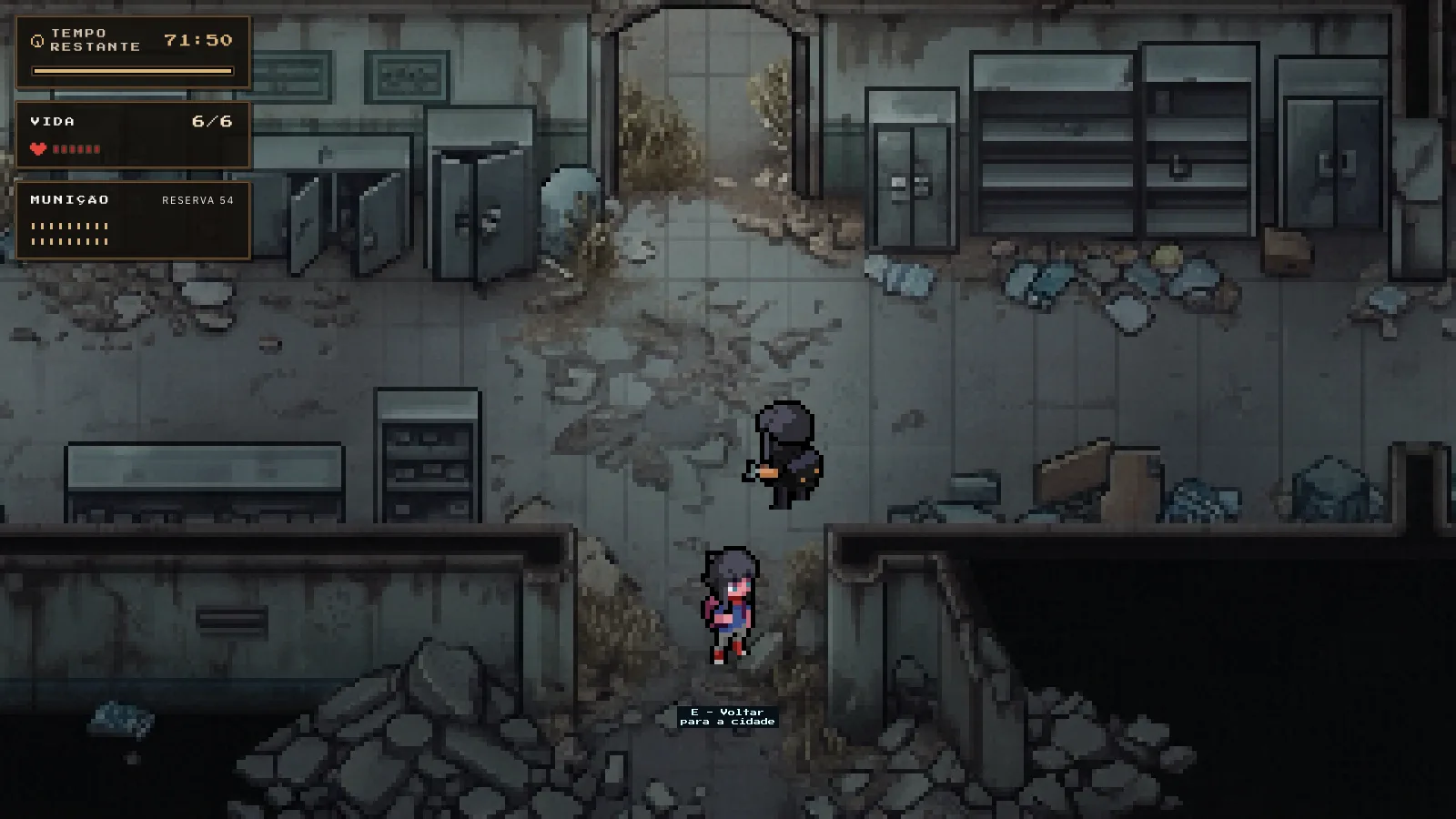 Ruined hospital corridor in 72 Hours to Live